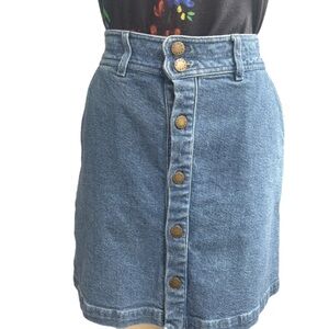 Apiece Apart denim A-Line Skirt for Casual Work size 6